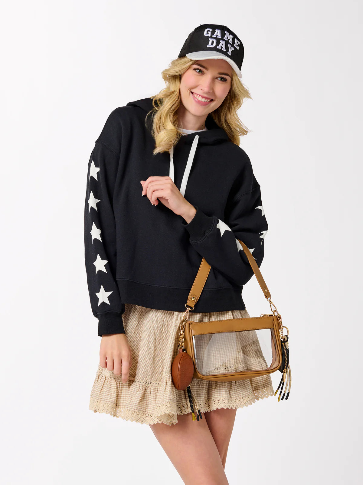 TAYLOR 2-WAY SHOULDER BAG in Tan