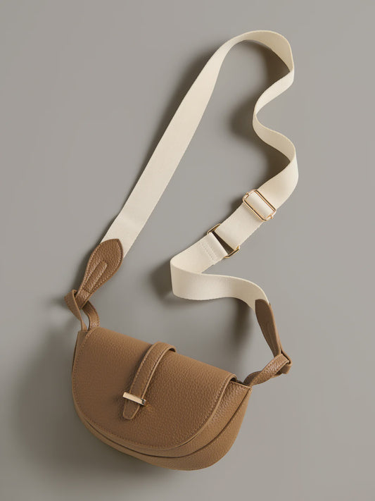 ALBA CROSSBODY in Tan