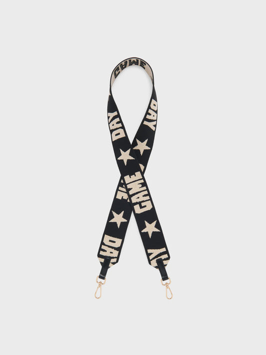 GAME DAY STRAP in Black