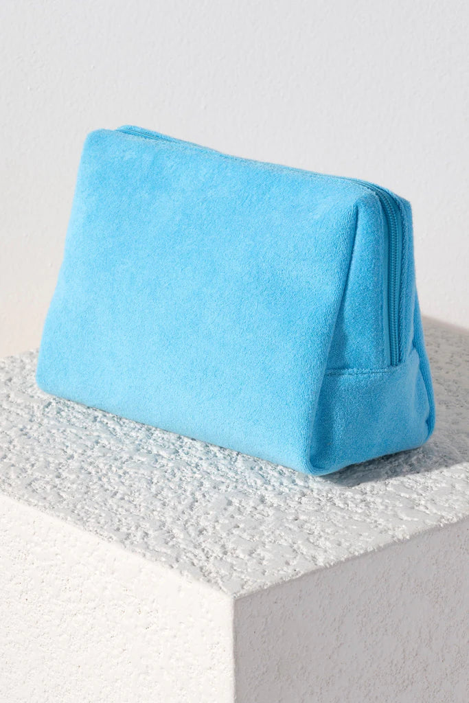 SOL ZIP POUCH in Turquoise