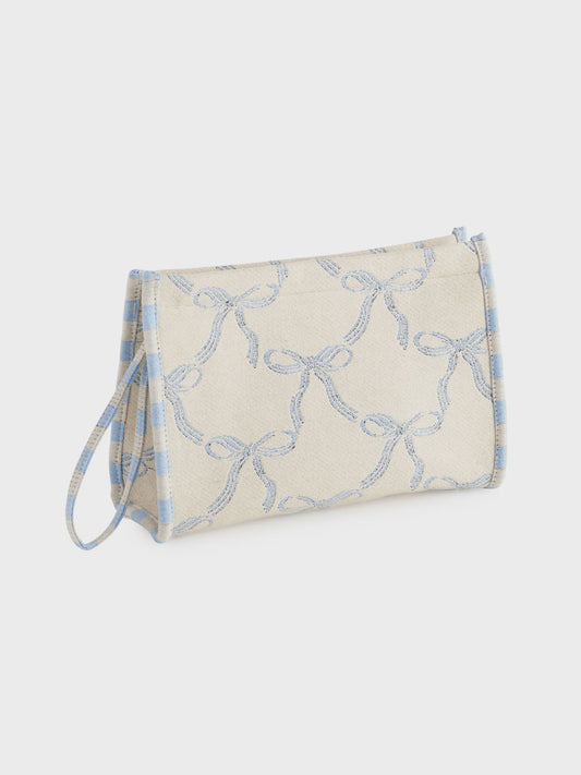 BELLA ZIP POUCH in Blue