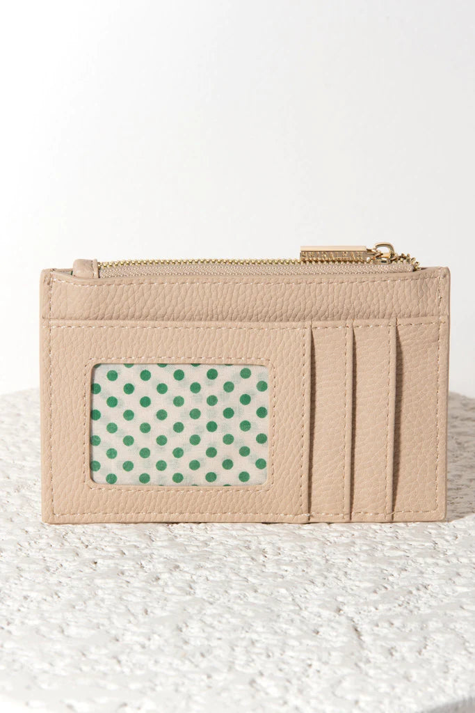 VERONA CARD HOLDER in Nude