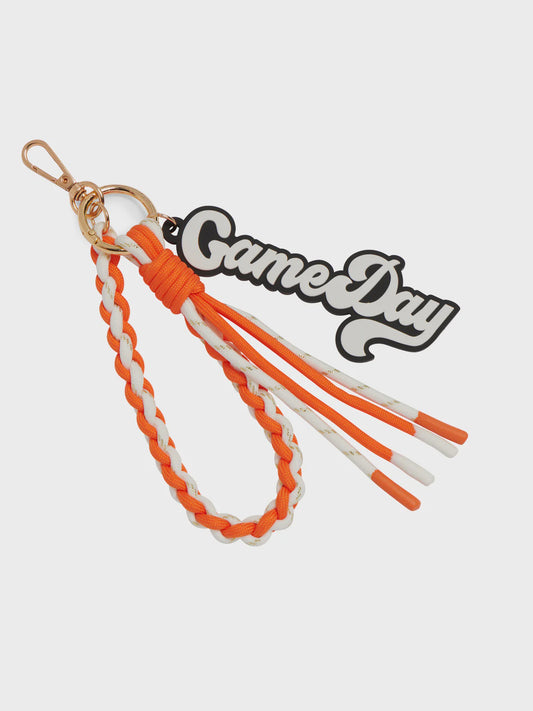 GAME DAY BAG CHARM in Orange