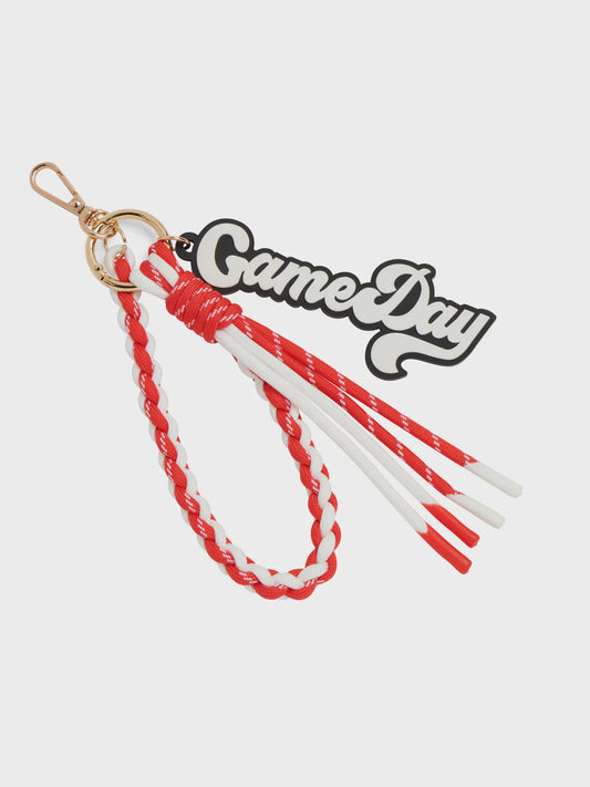 GAME DAY BAG CHARM in Red