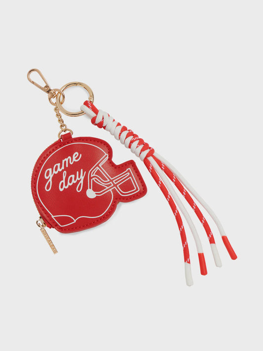 HELMET BAG CHARM in Red