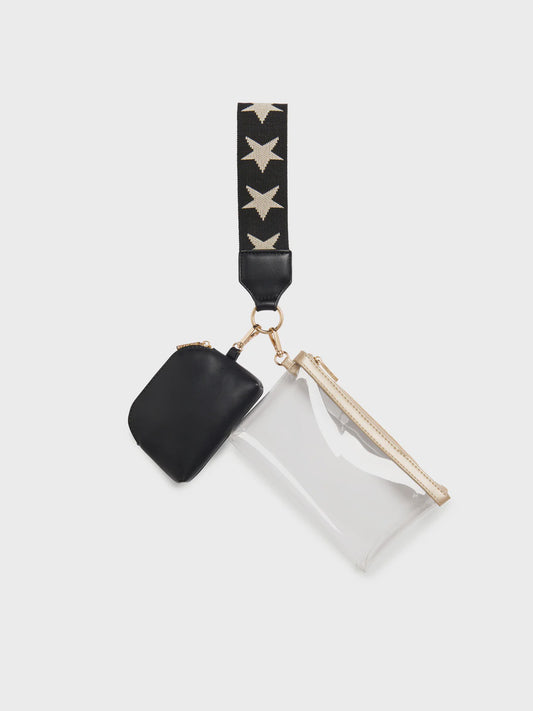 TAYLOR MINI WRISTLET in Black