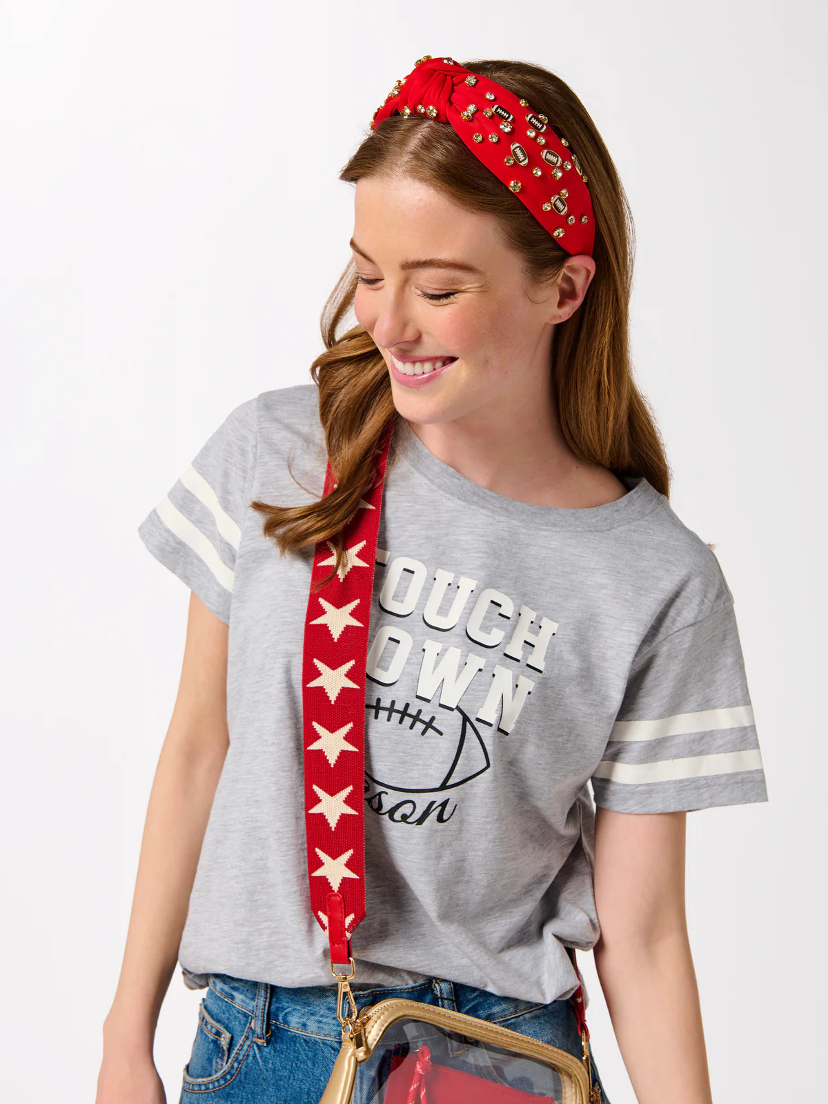 STARS GAME DAY STRAP in Red