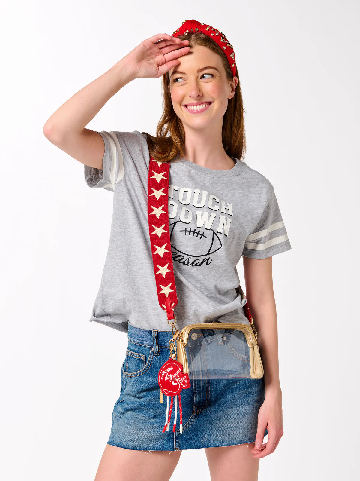 STARS GAME DAY STRAP in Red