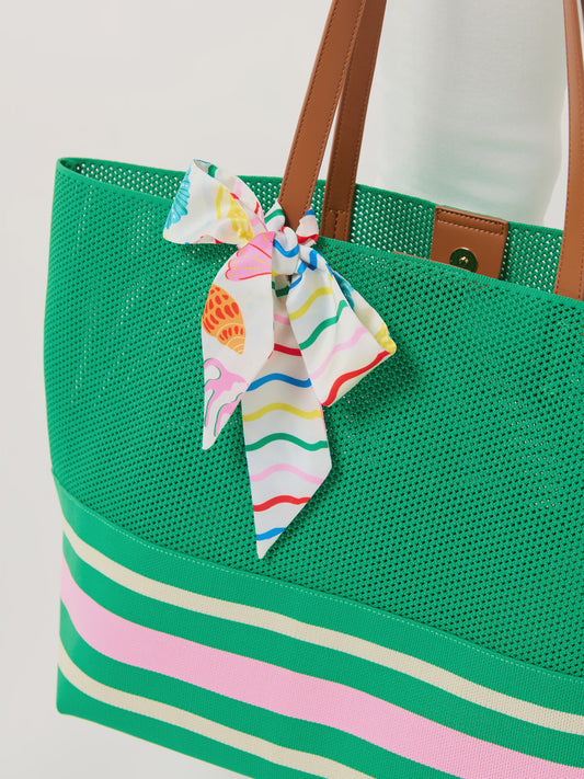 TWILLY SCARF in Coral Multi