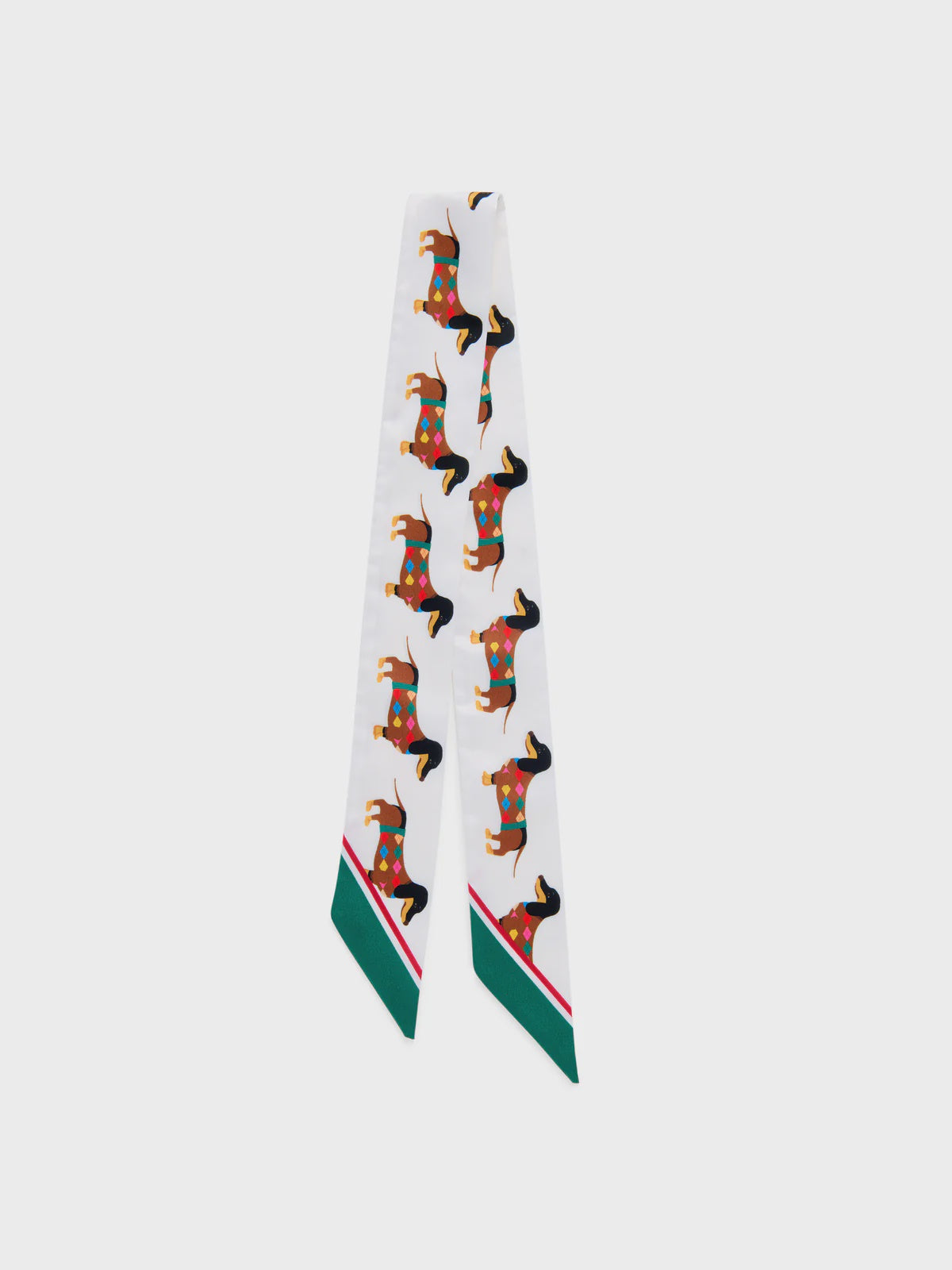 DOGGIES TWILLY SCARF in Ivory