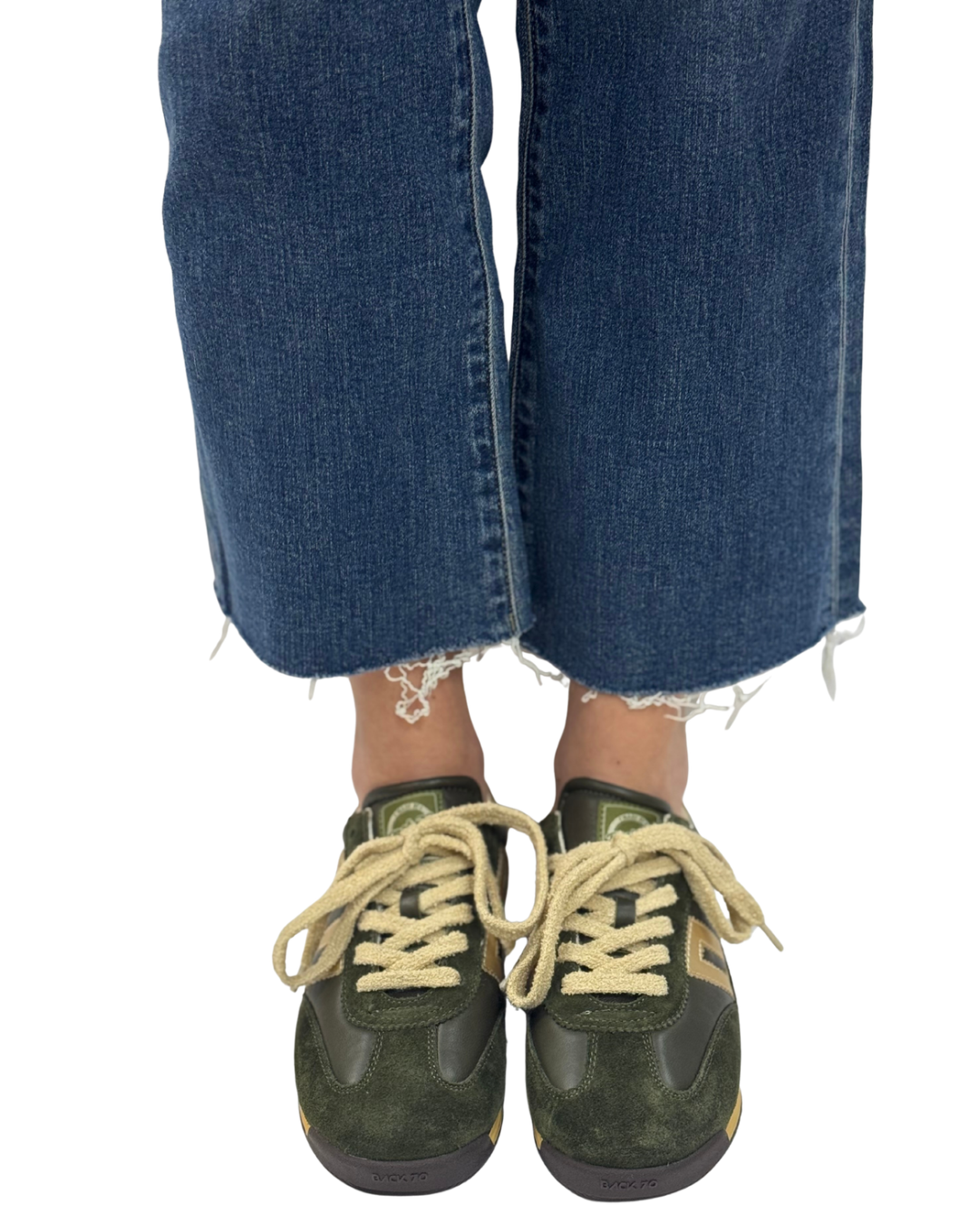 JOGGER W26 in Forest Gold