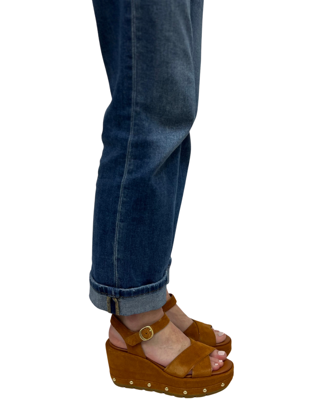 SUNPEAK WEDGE ANKLE STRAP RVT in Iced Tea + Gum