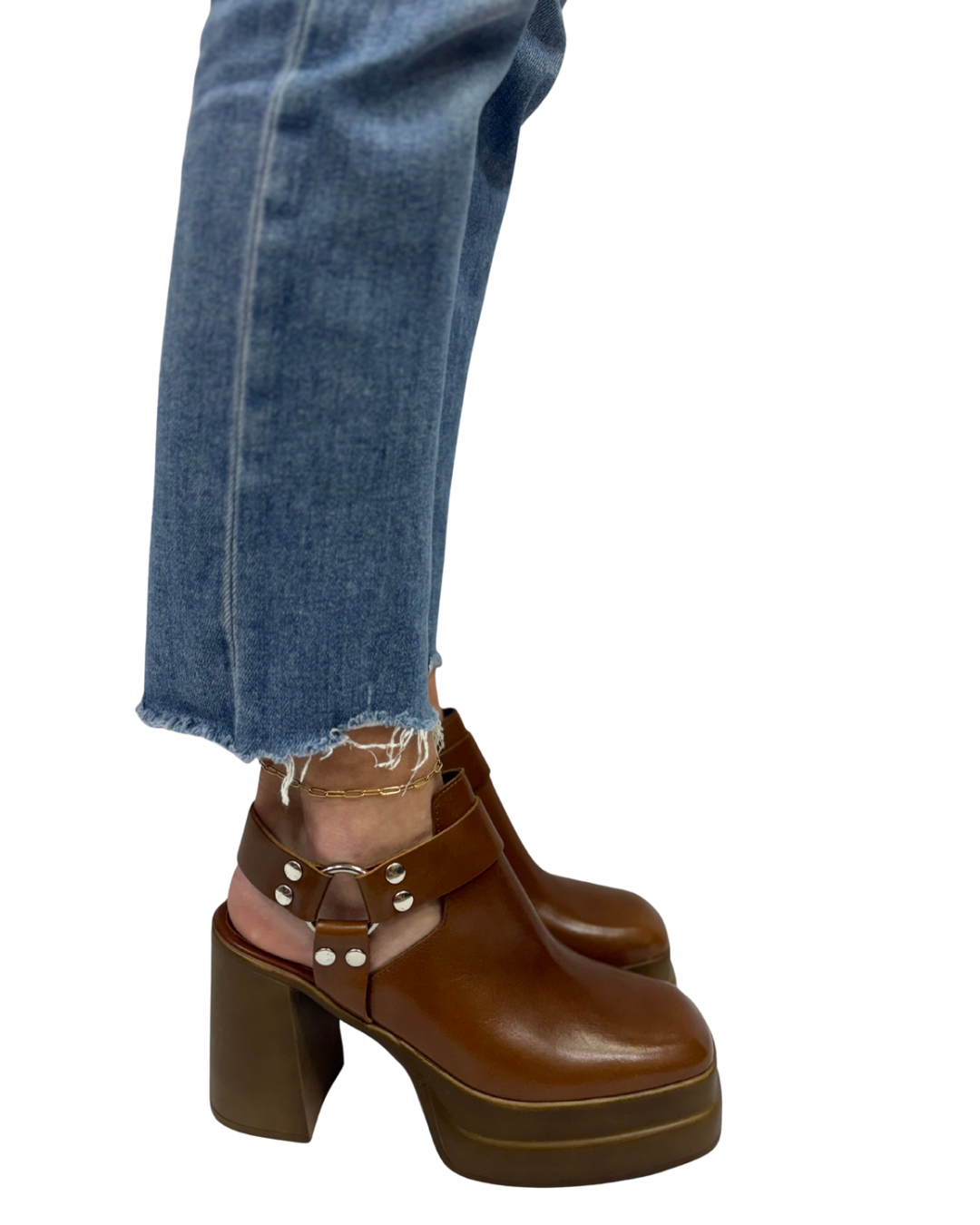 HYBRID HARNESS BOOT in Chestnut