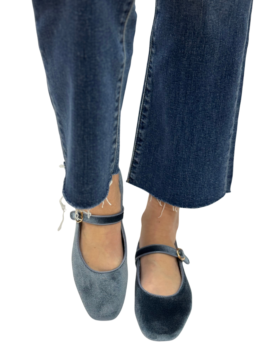 ANNABELLE in Denim Velvet