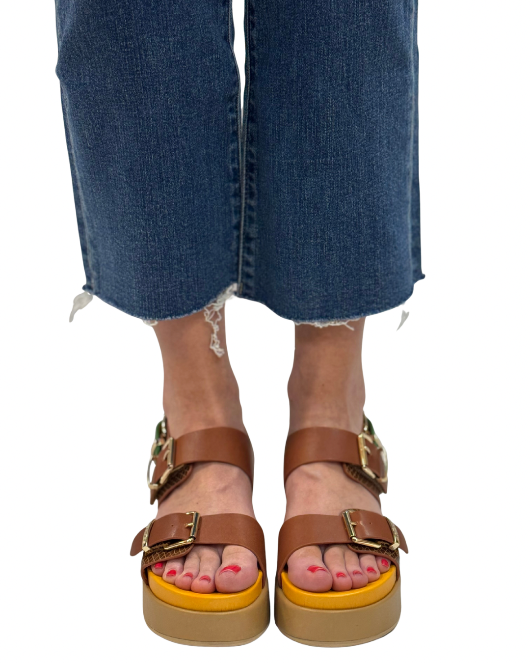 BROOKE in Tan Multi