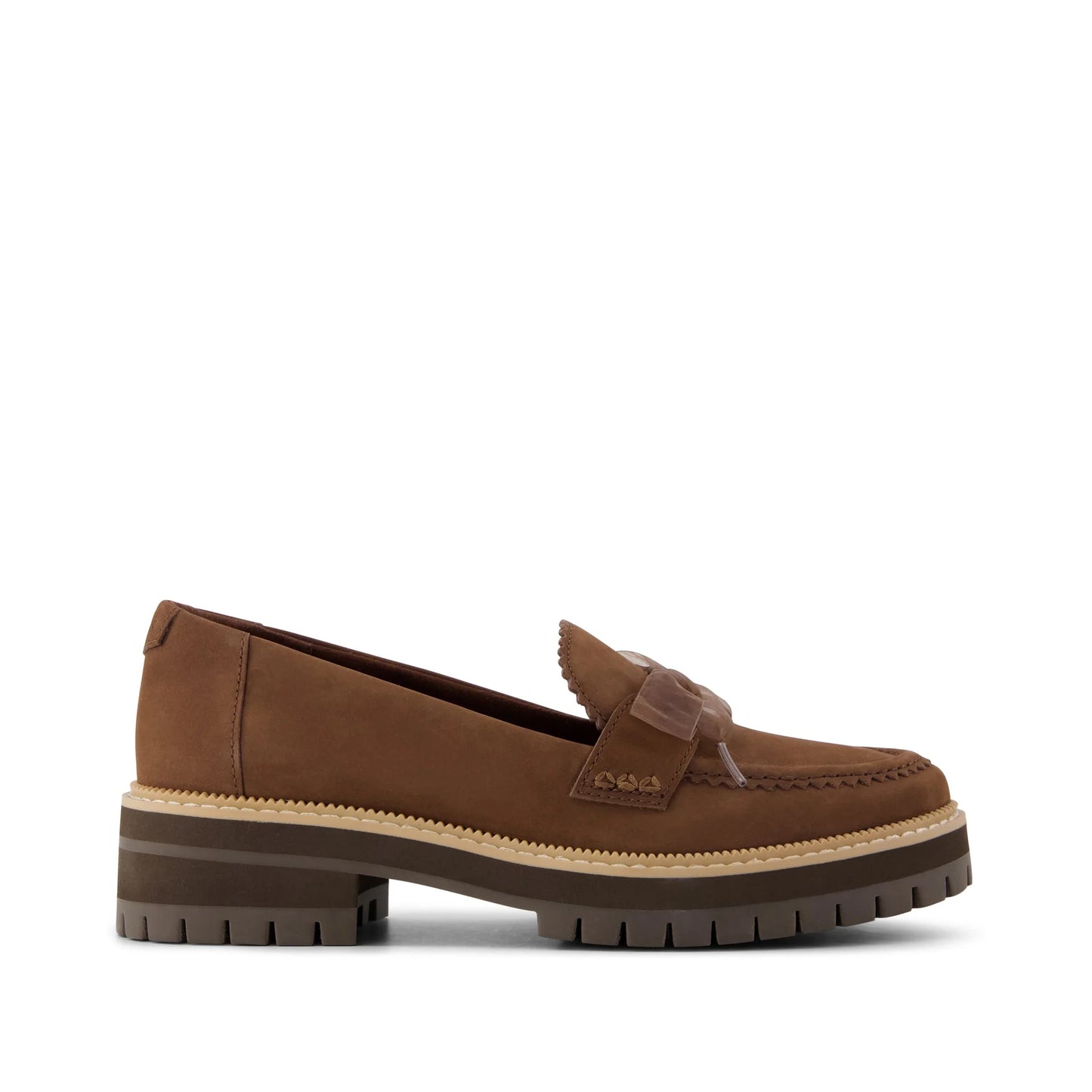 CARA BOW LOAFER in Hot Cocoa