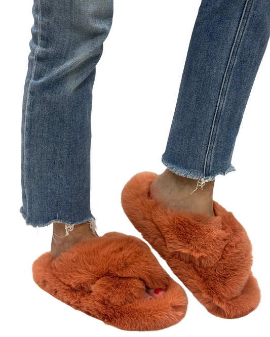 COUNTING SHEEP SLIPPERS 2.0 in Papaya