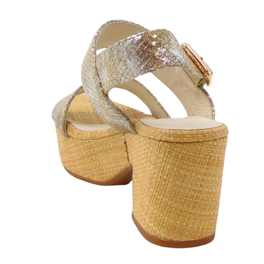 GRETTEL inTan Embossed Snake