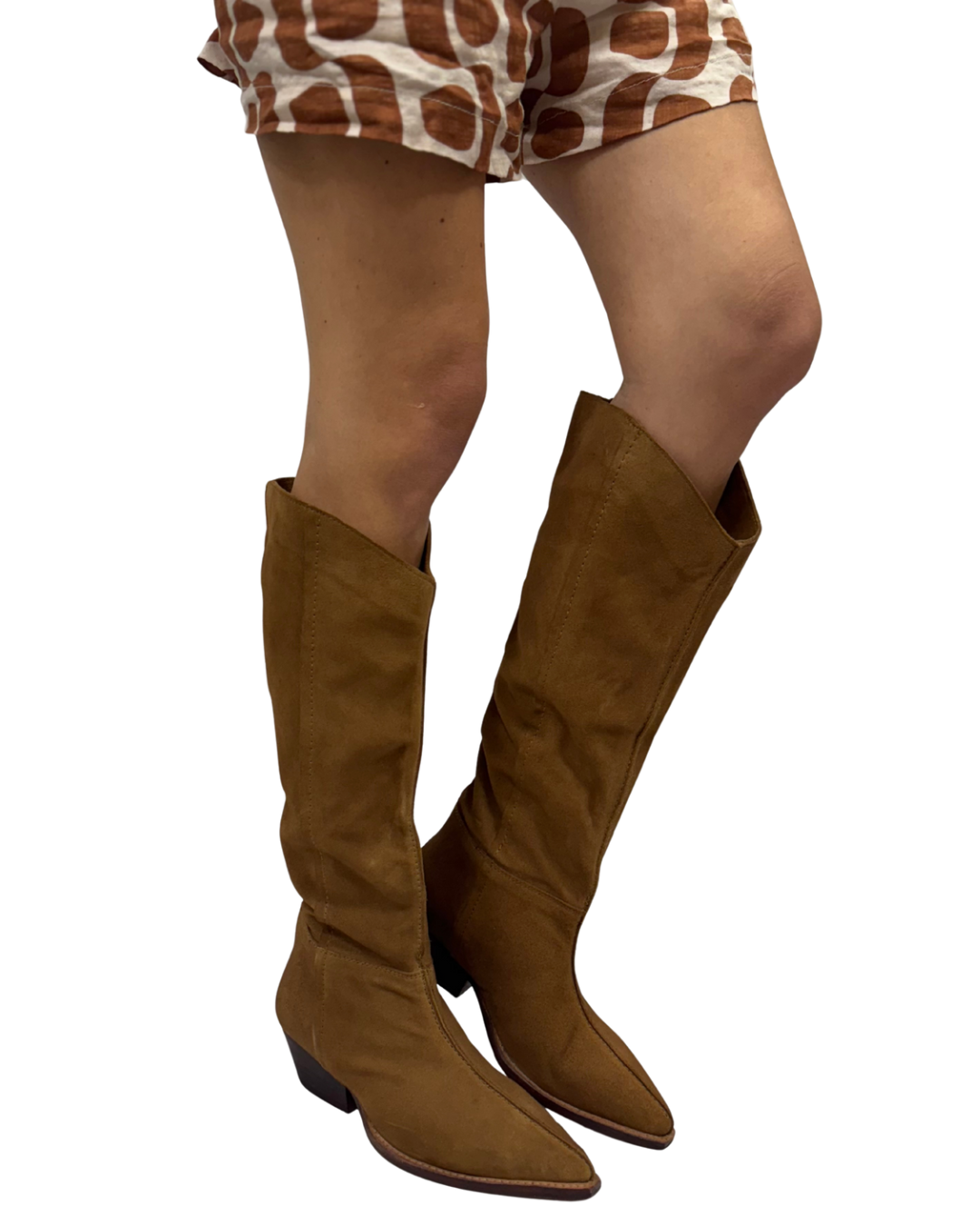 SWAY LOW SLOUCH BOOT 2.0 in Tan