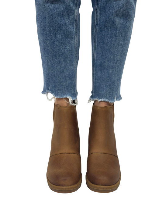 JOAN RHAPSODY CHELSEA WEDGE in Velvet Tan + Gum