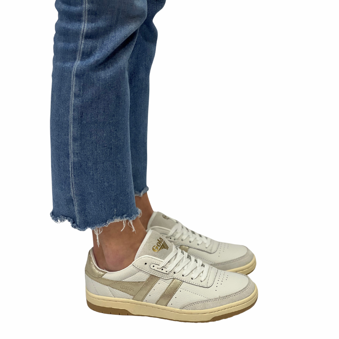 GOLA FALCON in Mirror White + Gold