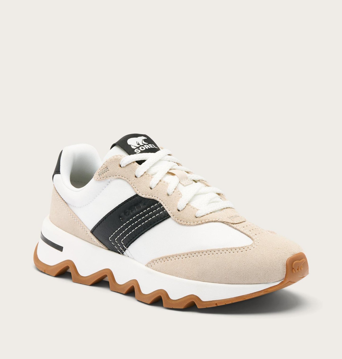 KINETIC EMBER SNEAKER in Fawn + Black