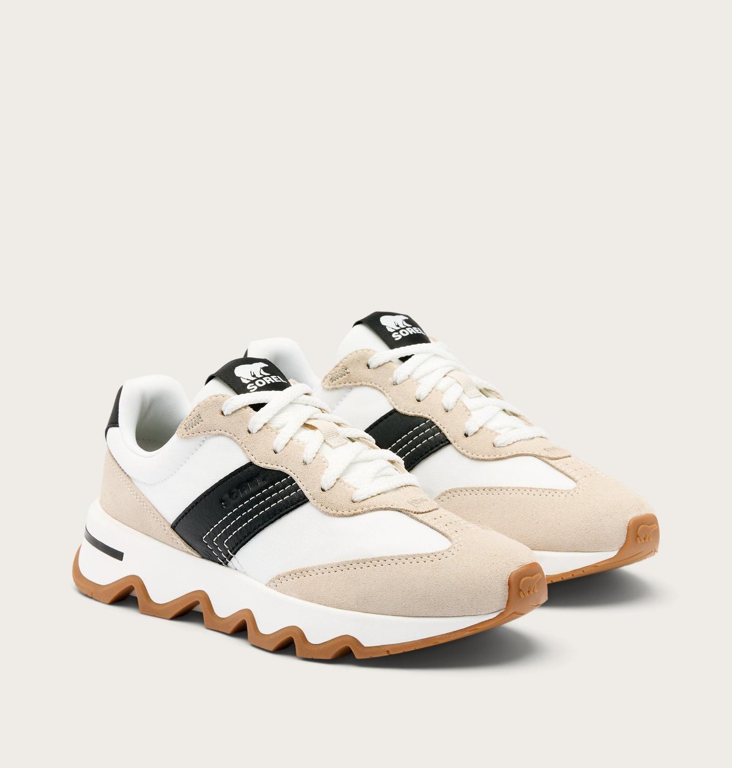 KINETIC EMBER SNEAKER in Fawn + Black