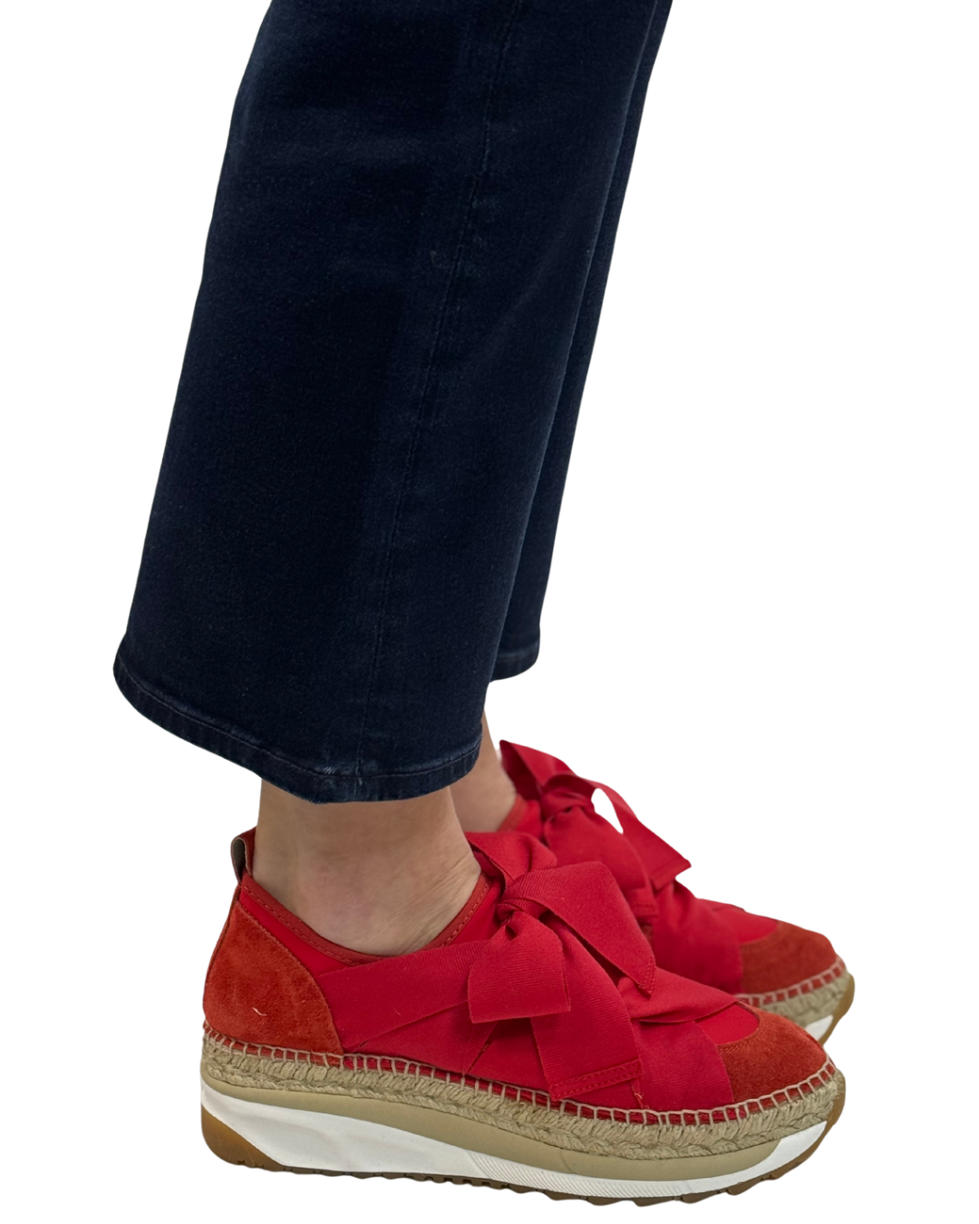 CHAPMIN ESPADRILLE SNEAKER in Red