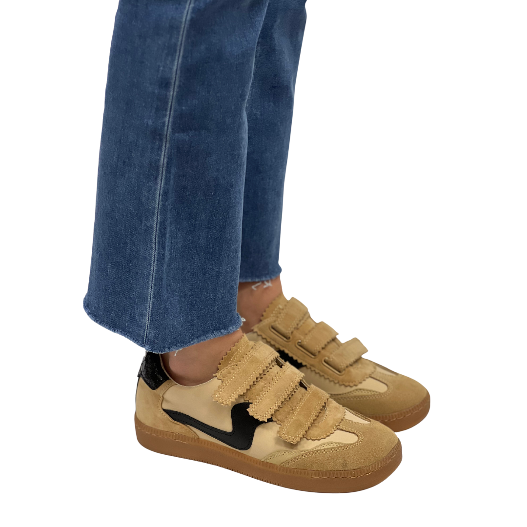 NOTICE VELCRO in Tan Multi