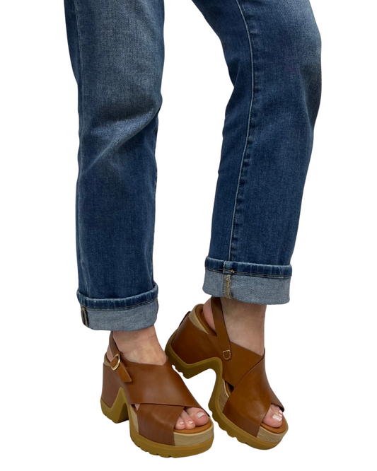 ROAM'N RISE HEEL in Iced Tea + Gum