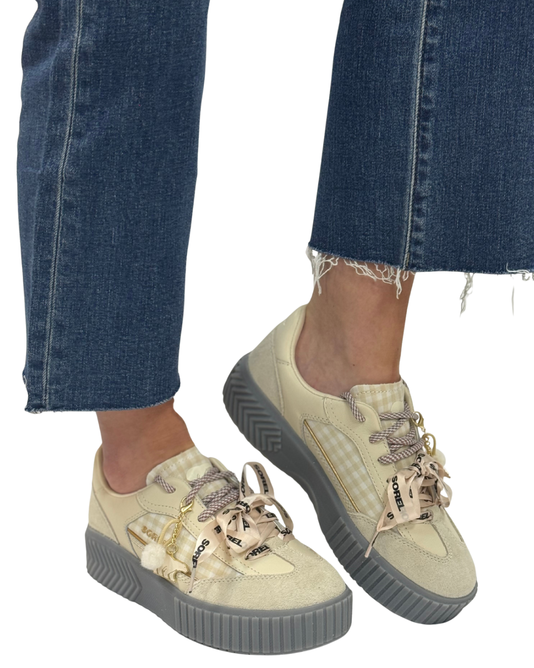 ONA AVE CHARM in Chalk + Grey Ash