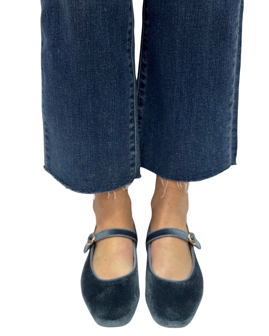 ANNABELLE in Denim Velvet