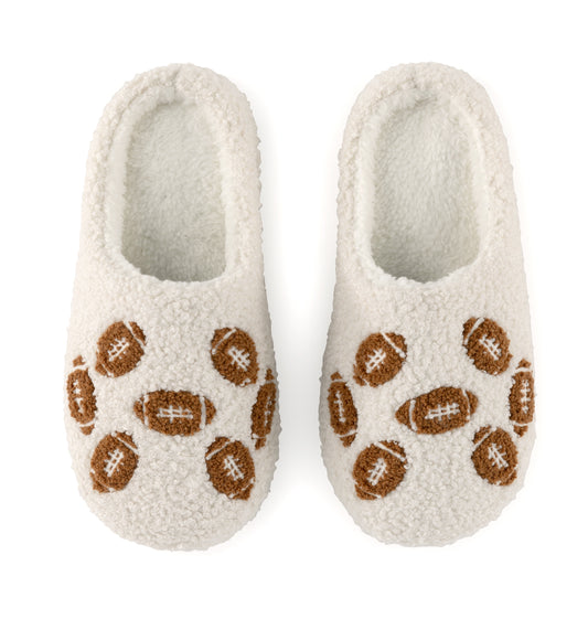 GAME DAY SLIPPERS in Ivory