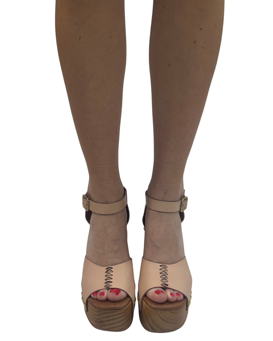 CECILY CLOG in Vachetta