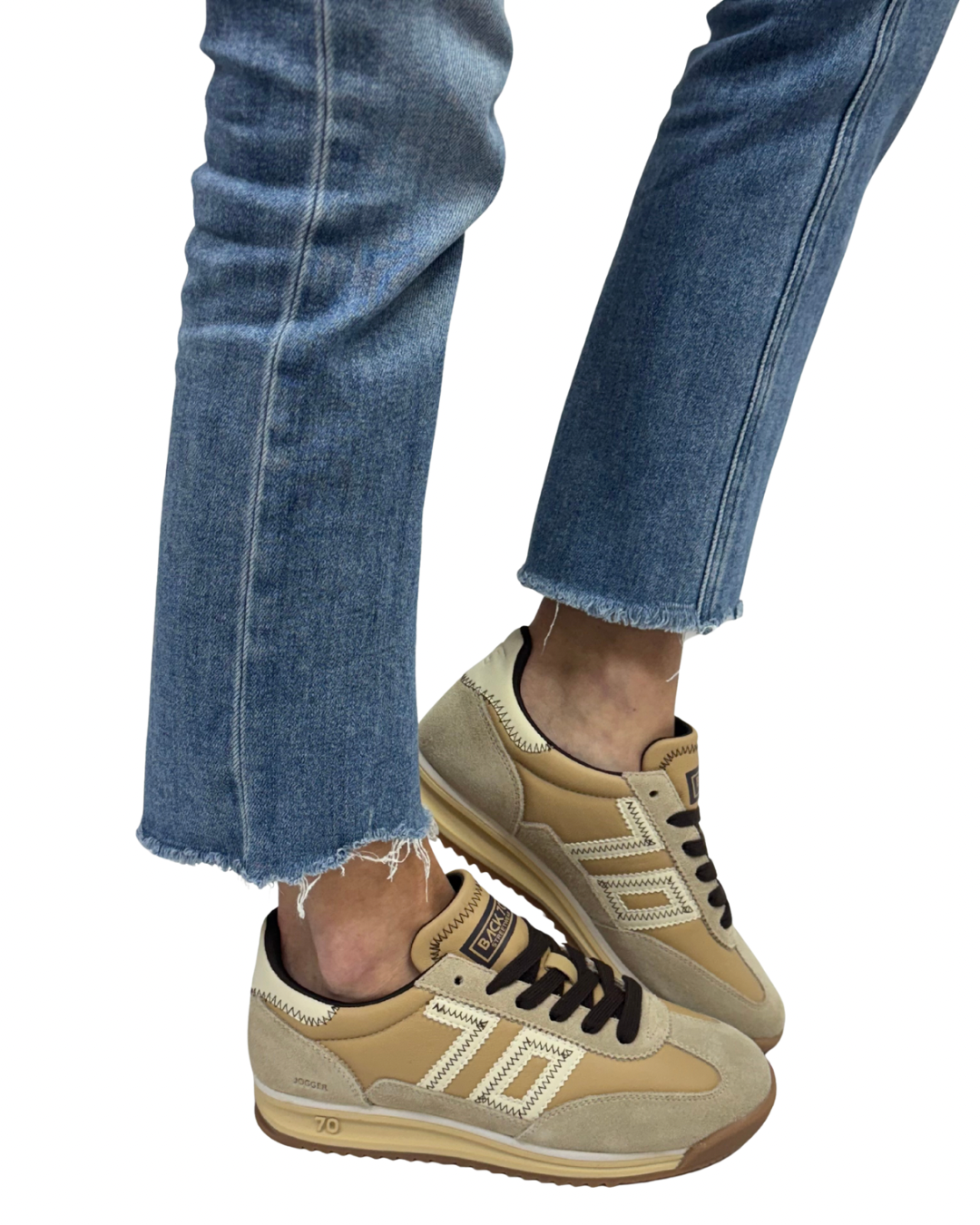 JOGGER Z in Beige + Milk + Coffee