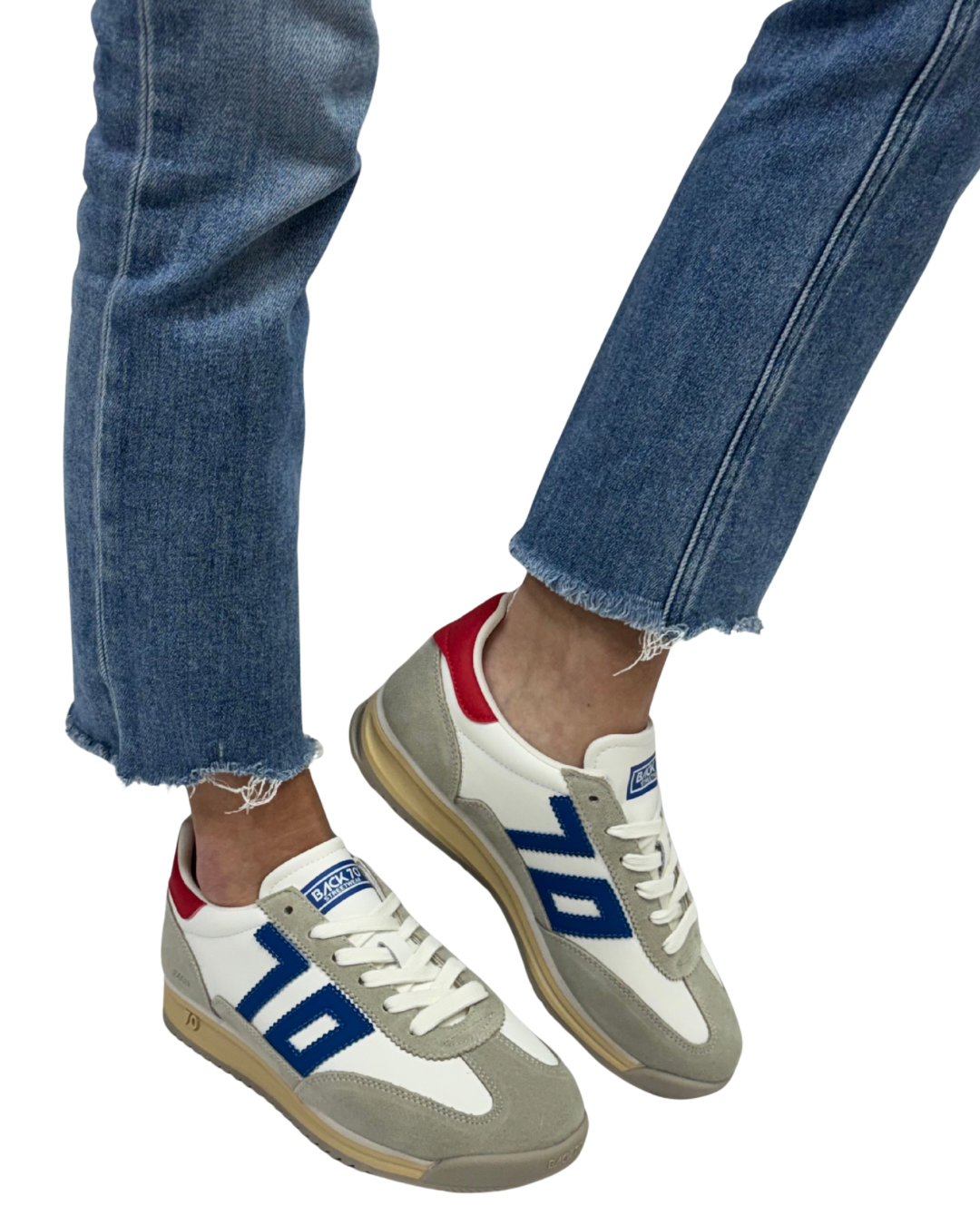 JOGGER M in White + Ice + Navy