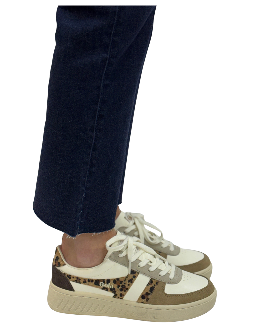 GRANDSLAM SAFARI QUADRANT in Off White + Light Caramel + Leopard