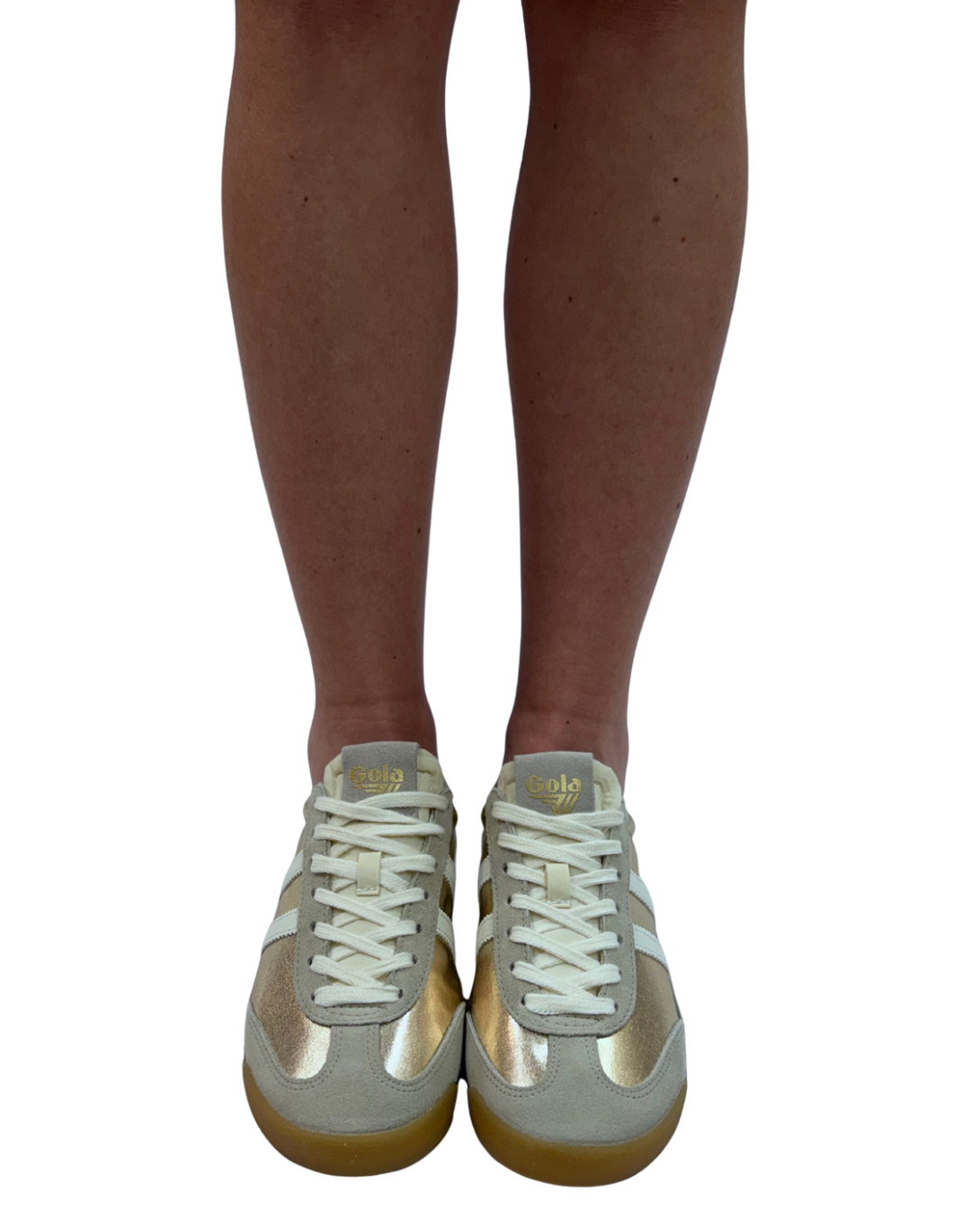 FIREFLY TRAINER in Gold + Off White