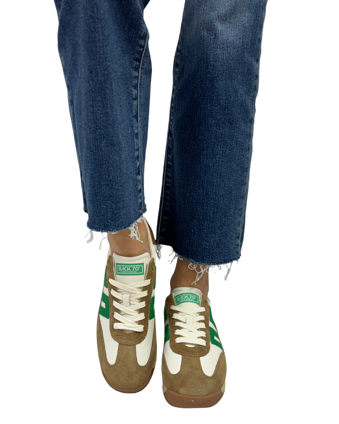 JOGGER M in White Camel Green