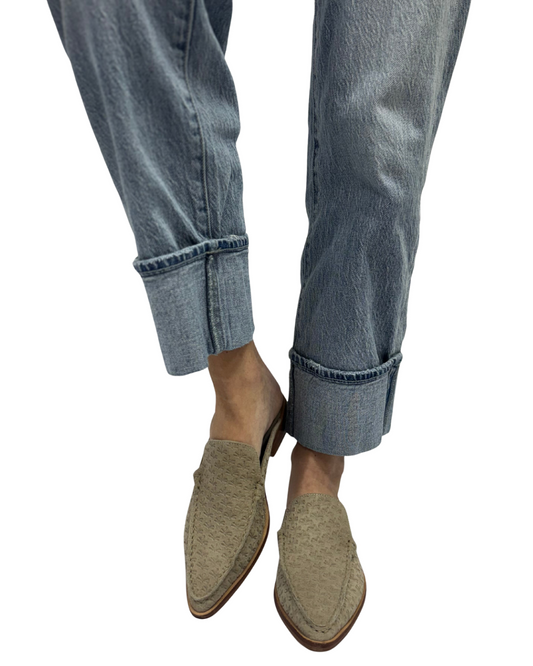 DRAGONFLY MOCC TOE LOAFER in Faded Tan