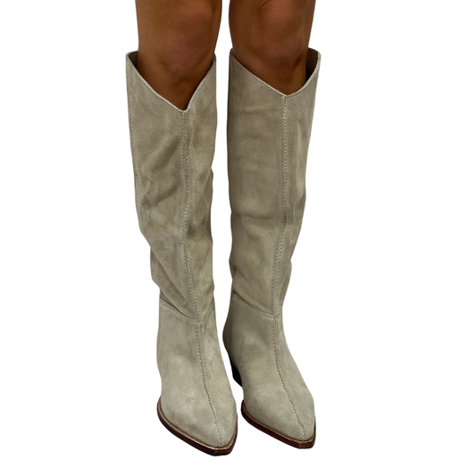 SWAY LOW SLOUCH BOOT in Parchment