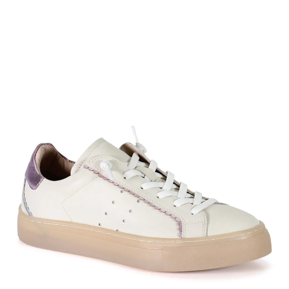 SHORE FRONT in Off White + Lilac