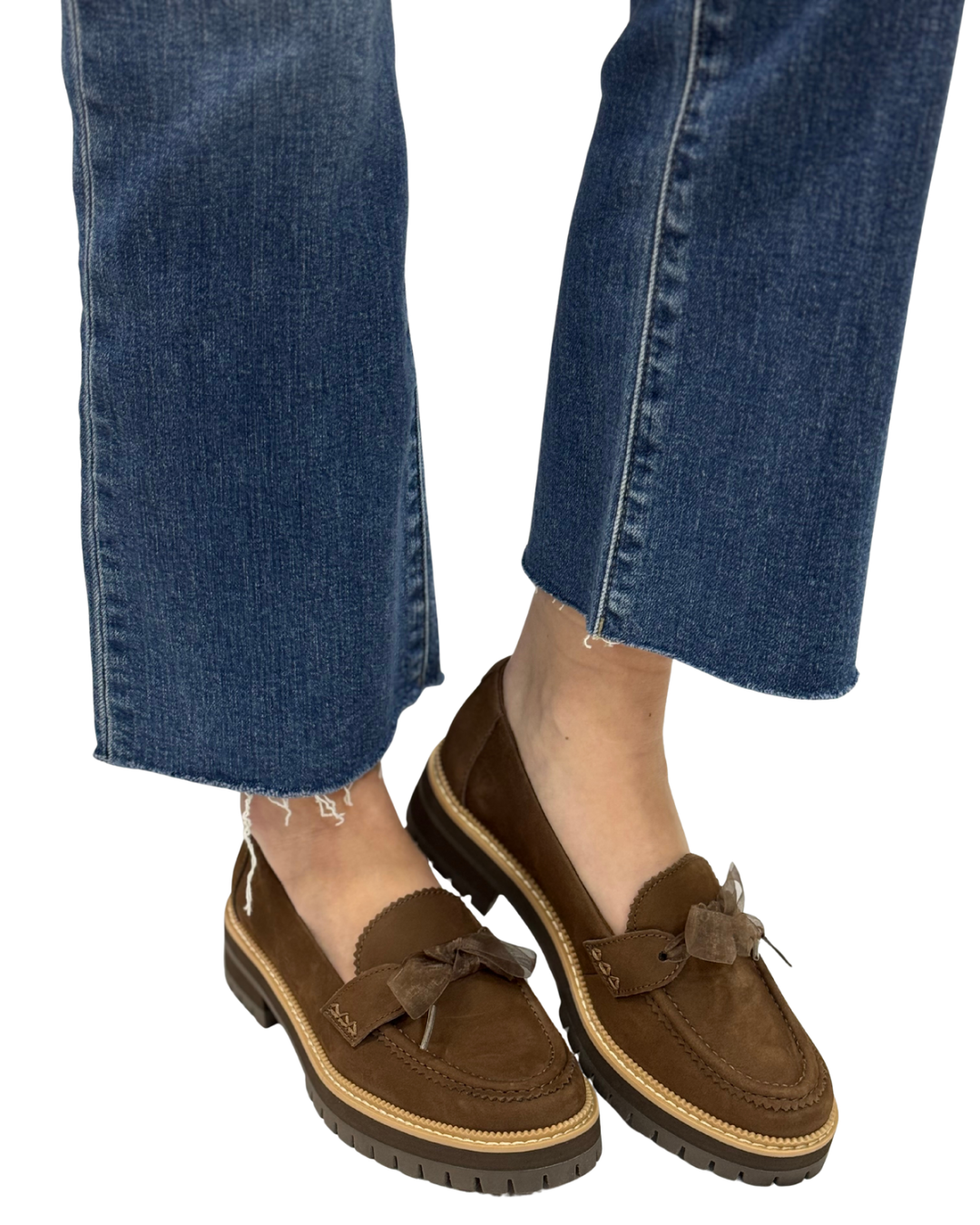 CARA BOW LOAFER in Hot Cocoa