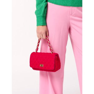 EVELYN SHOULDER BAG in Magenta