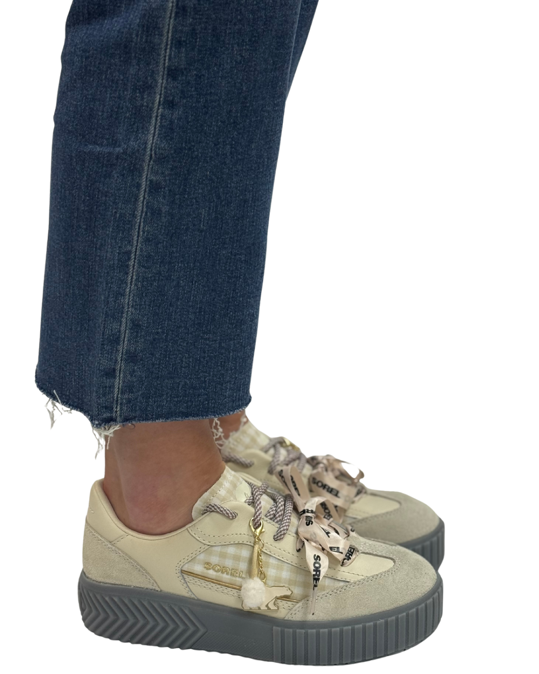 ONA AVE CHARM in Chalk + Grey Ash