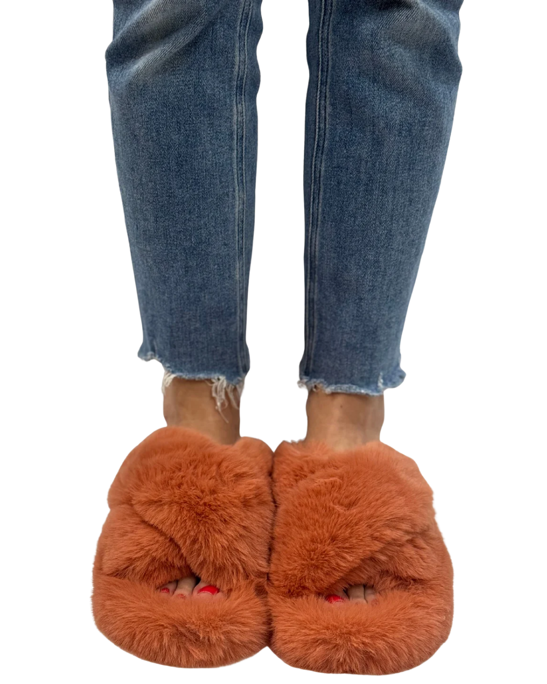 COUNTING SHEEP SLIPPERS 2.0 in Papaya
