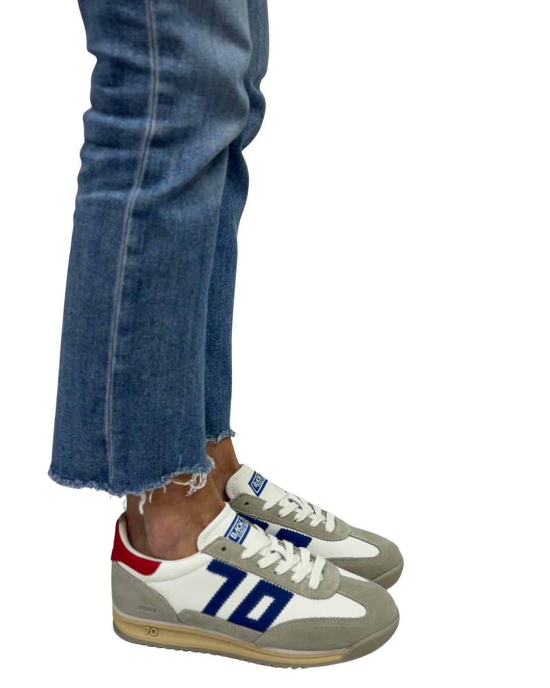JOGGER M in White + Ice + Navy