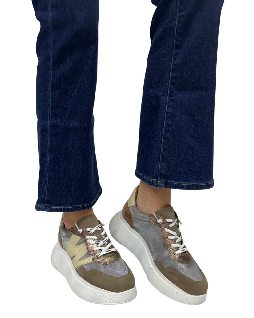 ROMA in Taupe + Plata