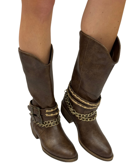 BILLY in Distressed Brown