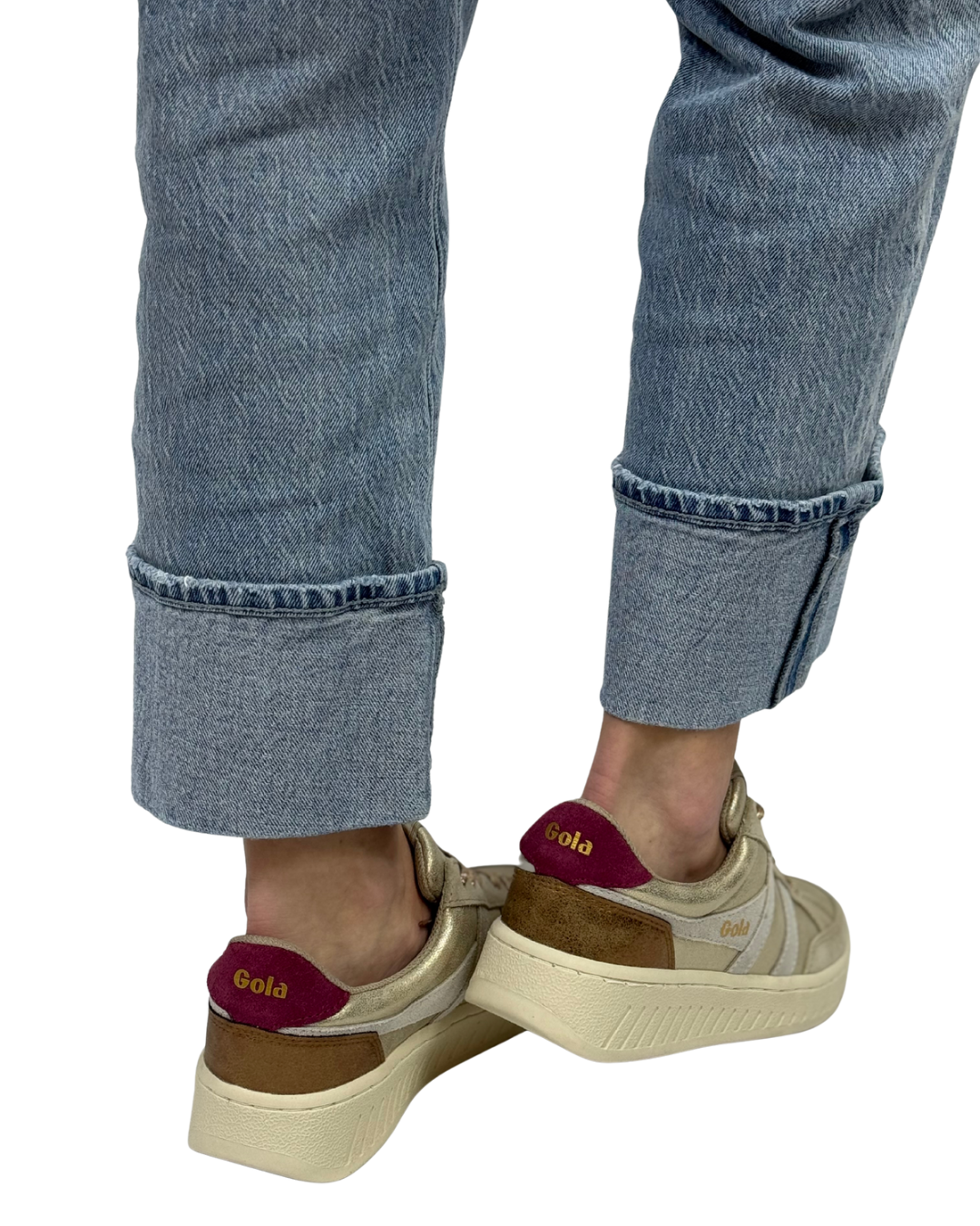 SUPERSLAM BLAZE II in Gold + Off White + Cerise